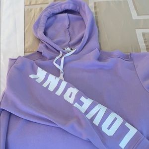 Victoria Secret Pink! Hoodie and shorts set